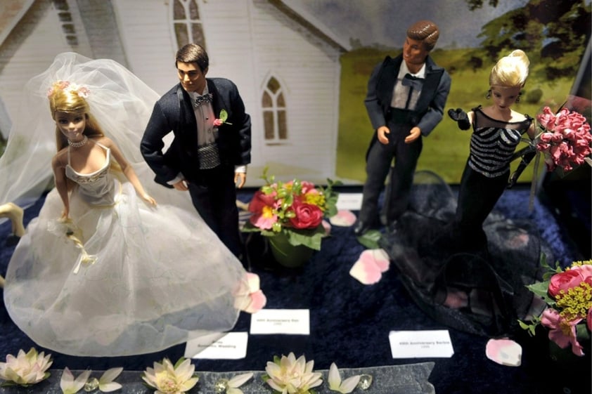 Barbie y Lego', hicieron una reconstrucción de una boda.