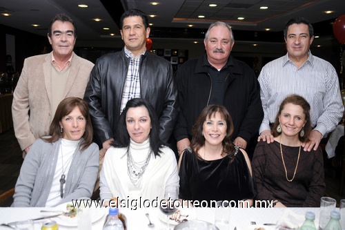 13012012 Marcos y Mónica, Enrique y Sara, Benjamín y Adriana, Jesús y Rosario.  Cena de fin de año  en grata velada de convivencia  Jorge y Angélica, Alejandro y Marilú, Ramón y Gaby, Fernando y Laura, Jesús y Alma.