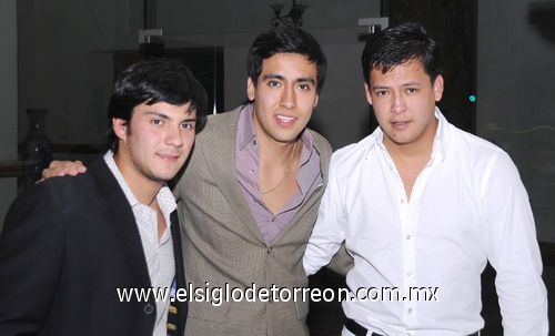 13012012 Jafar Mansur, Roberto Trujillo y Cristian Miranda.