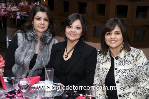 27012012 Sonia, Coquis y Rosy González. Katy Dávila y Sofía Villarreal. Elba y Violeta.  Blanca Dueñez y Fabiola Lima. Fer, Mary Trini, Susy, Daniela y Danais. Adriana, Mónica y Gloria.