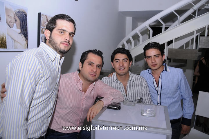 Benjamín, José, Bruno y Ricardo.