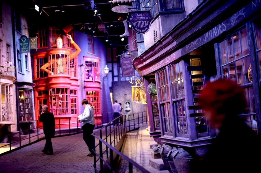 Los visitantes podrán pasear a lo largo de Diagon Alley.