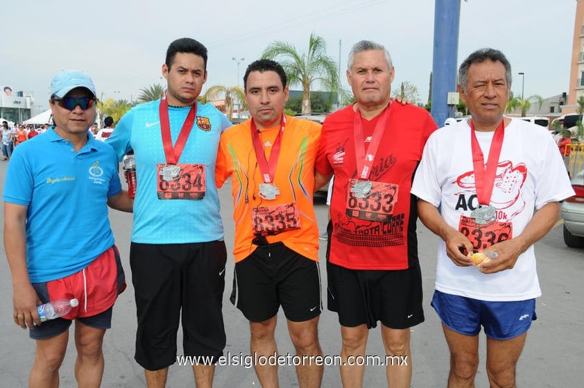 07052012 JUAN  Ramírez, Cristóbal Mier, Héctor Enríquez, Rogelio Amador y Alan Mier.