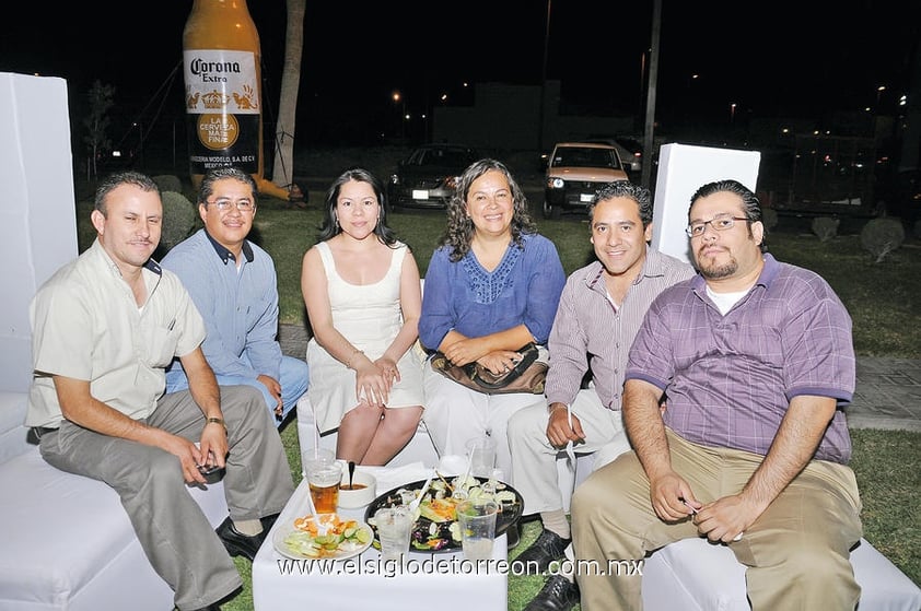 13052012 JAVIER  Rosales, Ricardo Arellano, Ana Lorena Pérez, More Barrett, Víctor Manuel Salcedo Martínez y Jesús Alfredo Amaro Alonso.