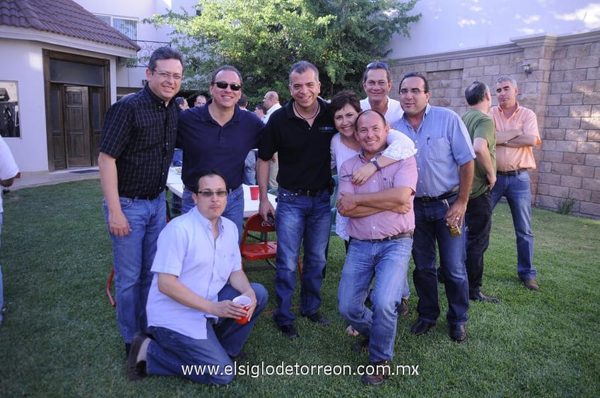 23052012 CéSAR  Menchaca, Édgar Perches, Ernesto Oviedo, Ulises Nahle, Dulce Pereda, Enrique Izaguirre, Fernando Navarro y Gerardo Yassín.