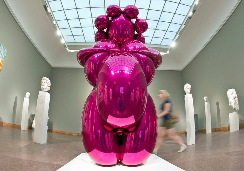 Una trayectoria que queda reflejada en esta exposición doble, la mayor que se ha hecho hasta ahora de Jeff Koons y en la que los comisarios han trabajado dos años con el propio artista.