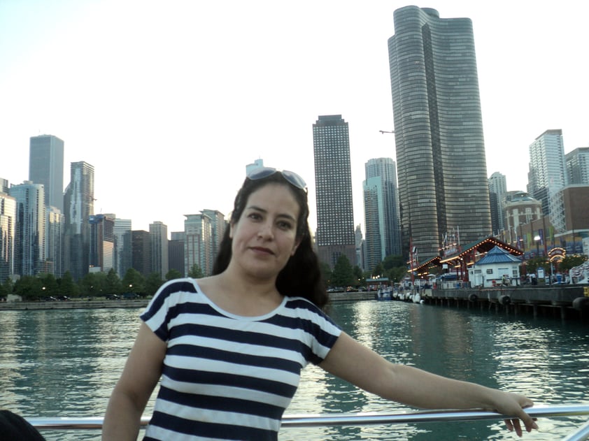 De vacaciones en Chicago.