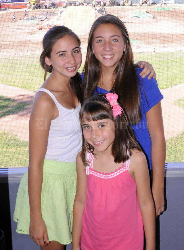 Sofi, Dani y Fer.