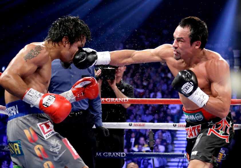 Cuando todo parecía que Pacquiao, de 33 años, iba a conseguir la victoria clara que dejase fuera de dudas los dos anteriores triunfos que había conseguido y otro combate nulo, con decisiones polémicas de los jueces, llegó el "golpe perfecto", el soñado por cualquier púgil para ganar un combate y mantener el duelo más vivo que nunca.