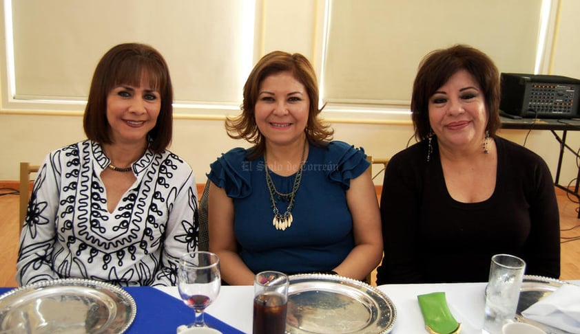 DAMAS ROTARIAS. Laura, Laura y Laura, fueron captadas recientemente.