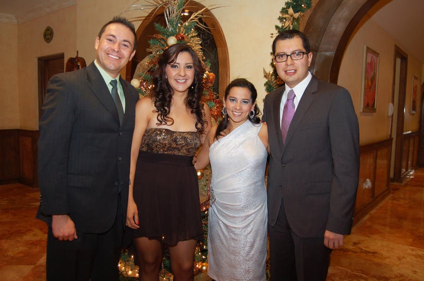 RUBÉN López, Raquel Bañuelas, Brenda Martínez y Carlos de la Cruz.