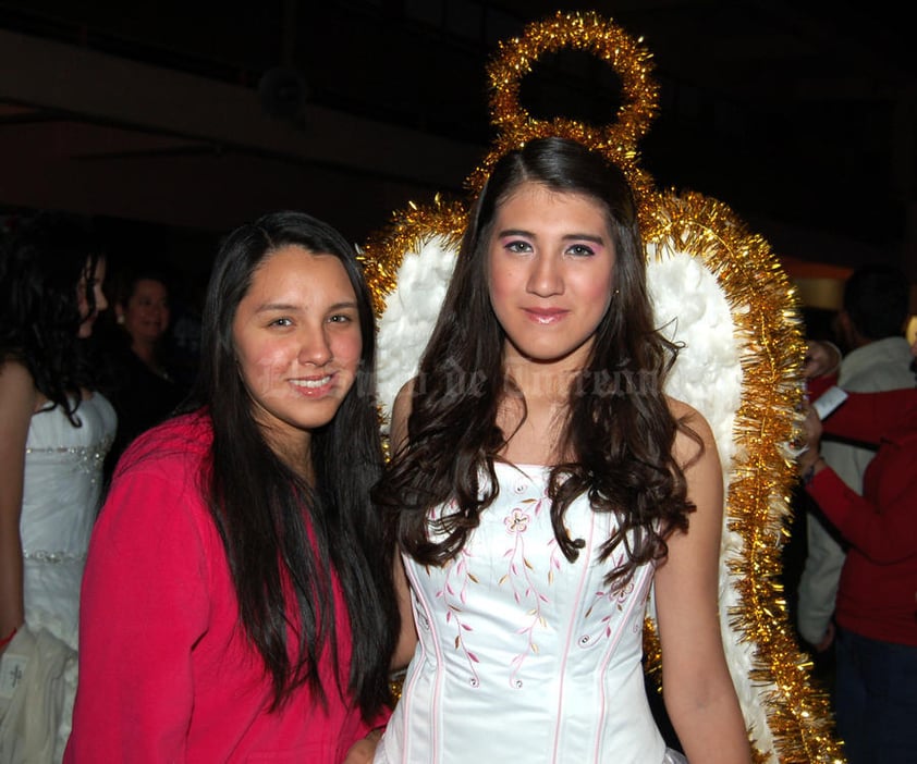 18122012 EVENTO NAVIDEÑO.  Valeria e Ivette.