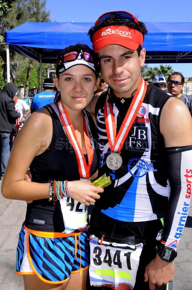 Luisa Fernanda Espinoza y Fernando Medel.