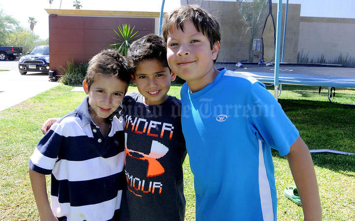 Fernando, Diego y Emiliano.