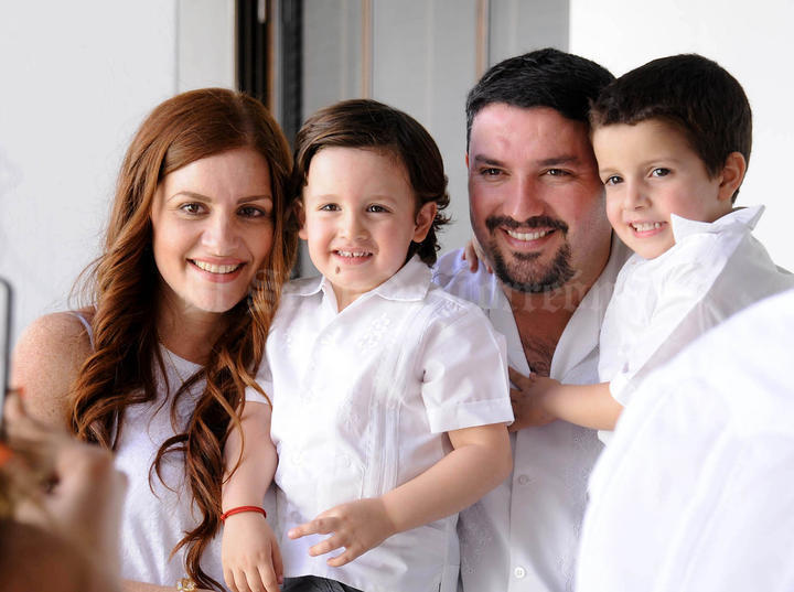 Lili Fernández, Santi Palacios, Beto Palacios y Bernie Palacios.