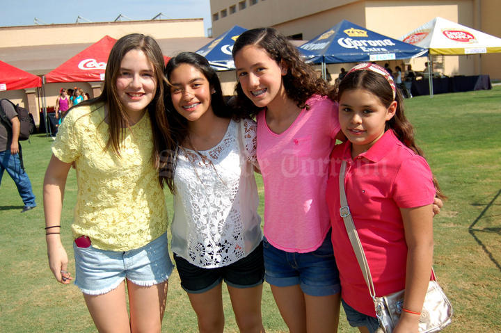 Mariana, Ángela, Marijose y Luisa.