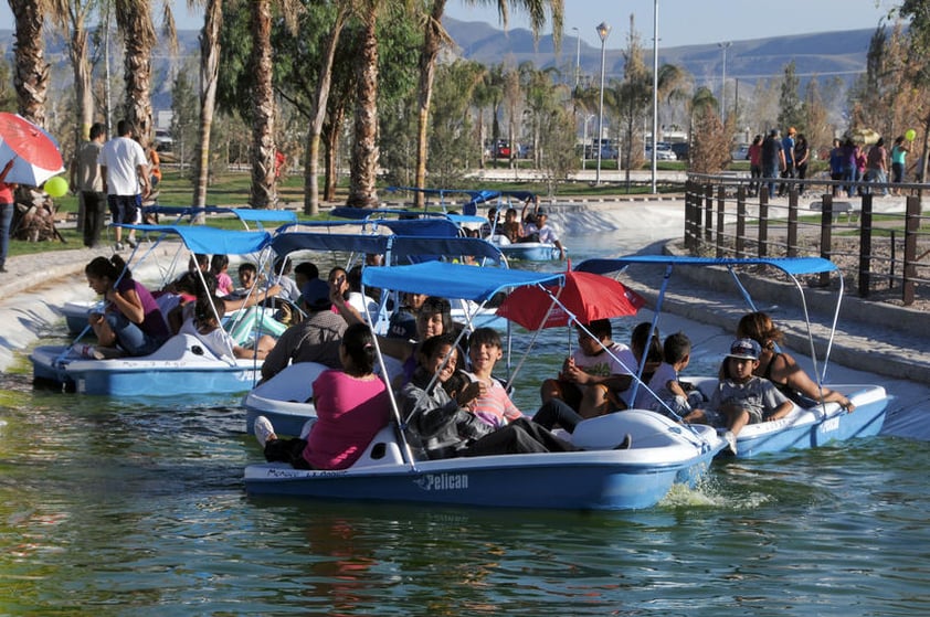 Uno de los lagos será para pesca y el otro para pasear mediante lanchitas de pedales.