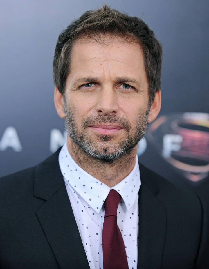 El director estadounidense Zack Snyder no podía faltar en el estreno mundial de la película.