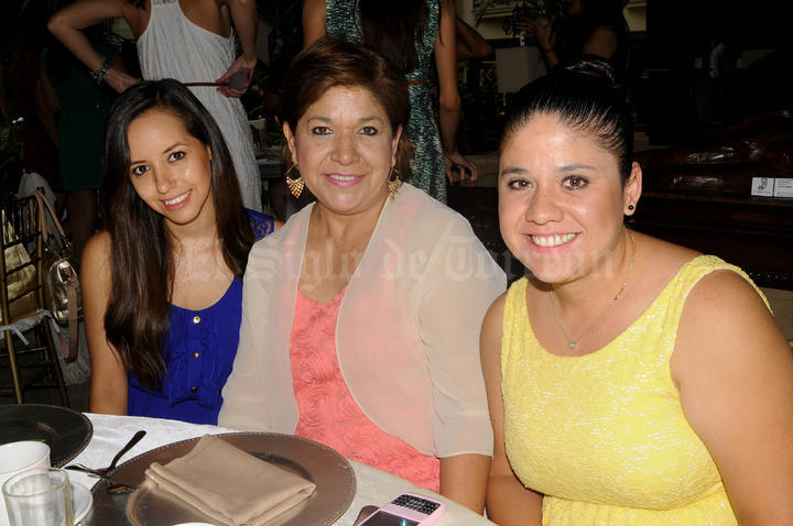 Gaby de Anda, Cora Miranda y Paty del Valle