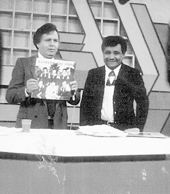 PACO  Stanley y Alfredo del Orbe en el programa "Club del Hogar", en el año 1984.