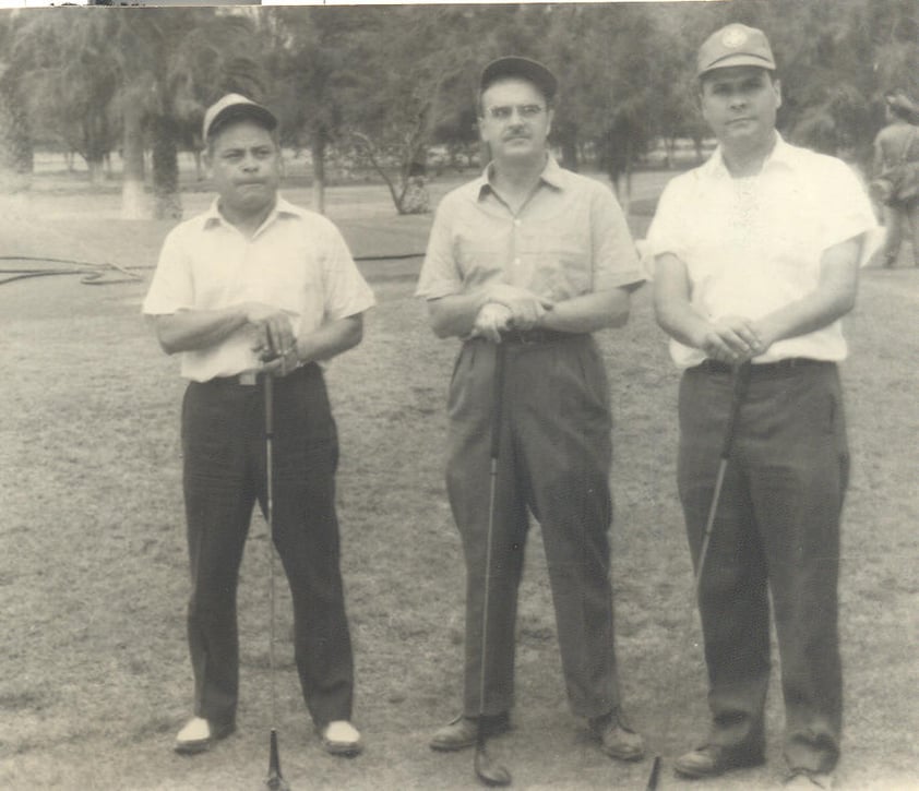 FRANCISCO  Balderrama y Jesús Cabrera en el torneo de abril de 1964.