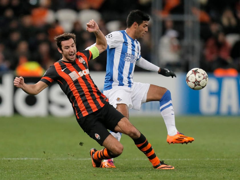 La Real Sociedad, donde milita el mexicano Carlos Vela, fue minimizado tras perder 0-4 ante el ucraniano Shakhtar Donetsk.