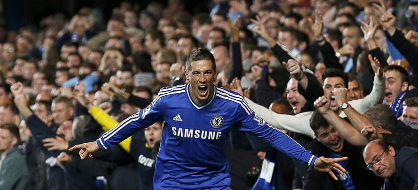 Del Chelsea, Fernando 'Niño' Torres es noveno.