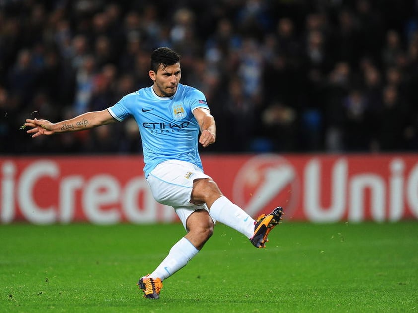 En octavo aparece Sergio 'Kun' Agüero del Manchester City.