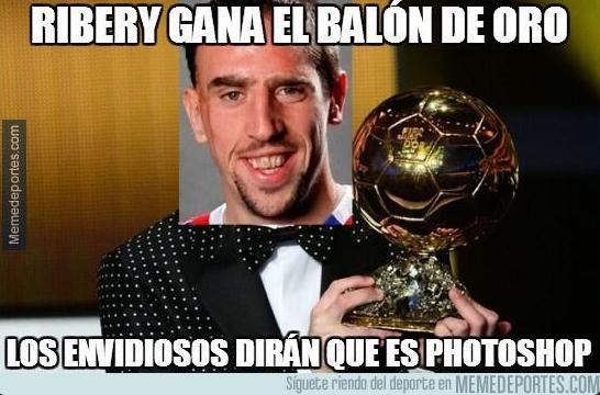 Ribery fue la controversia de este año, algunos consideraban que el francés se merecía el premio por su gran campaña con el Bayern Munich.