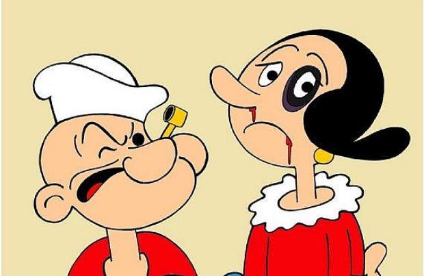 Ser la pareja de ‘Popeye’, un hombre muy fuerte, no debe ser fácil, para ‘Oliva’ resultó ser un hombre golpeador.