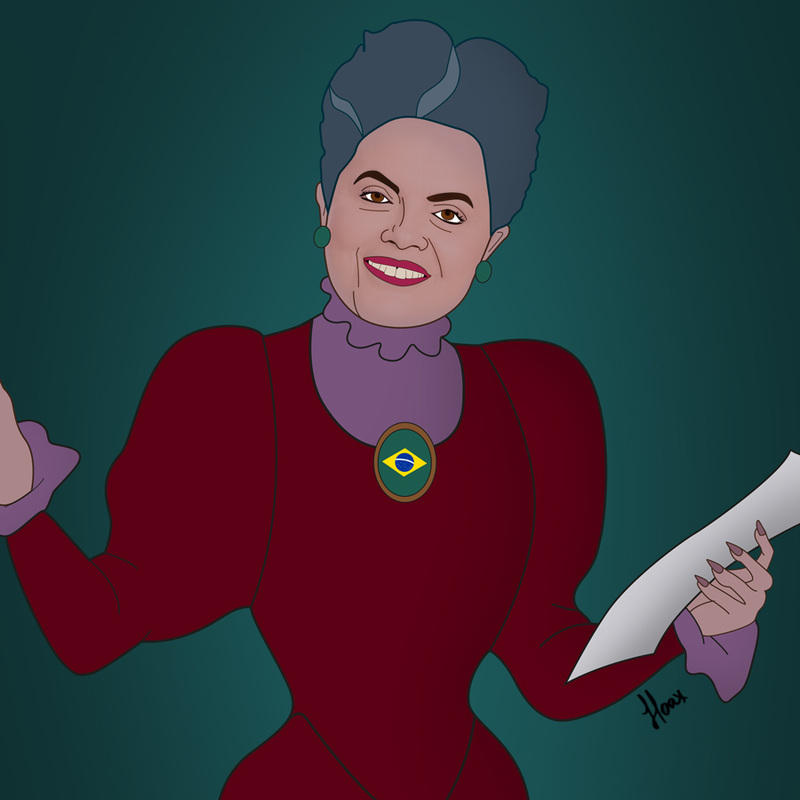 La presidenta brasileña Dillma Rousseff es la madrastra de la Cenicienta.