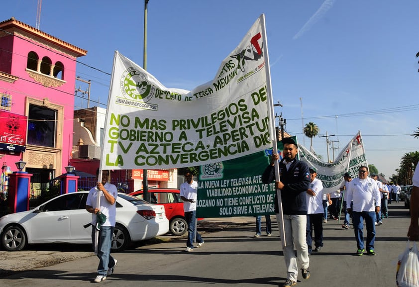 No se reportaron incidentes durante la marcha de los trabajadores.