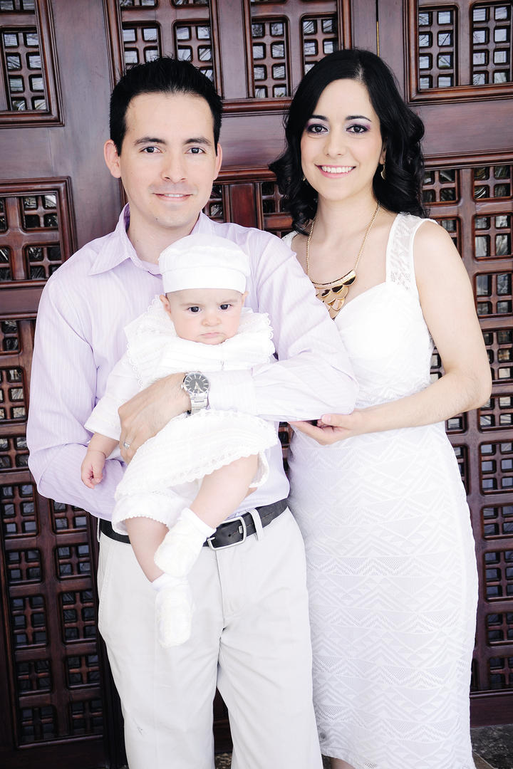 Fernando, Glenda y Fernando Amín.