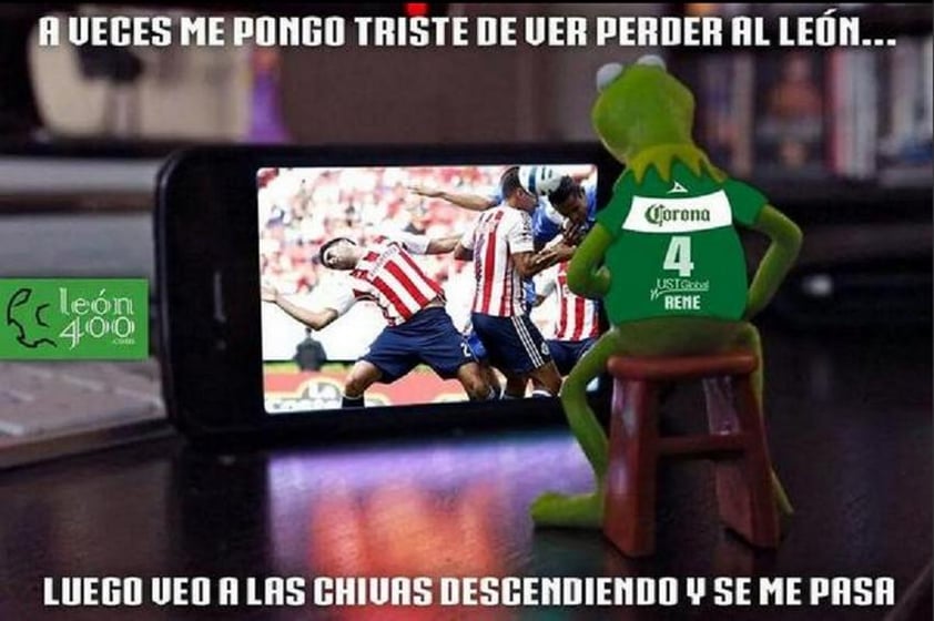 Los aficionados de León también se burlaron de Chivas.