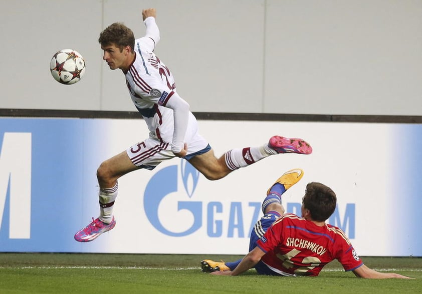 Thomas Müller hizo goles rumbo al récord en los mundiales.