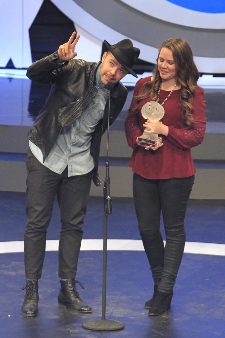 Jesse & Joy fueron galardonados en la categoría de Pop en español.