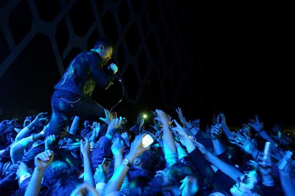 Durante el concierto, el Plaza Condesa compartió en sus redes sociales varias fotografías al momento.