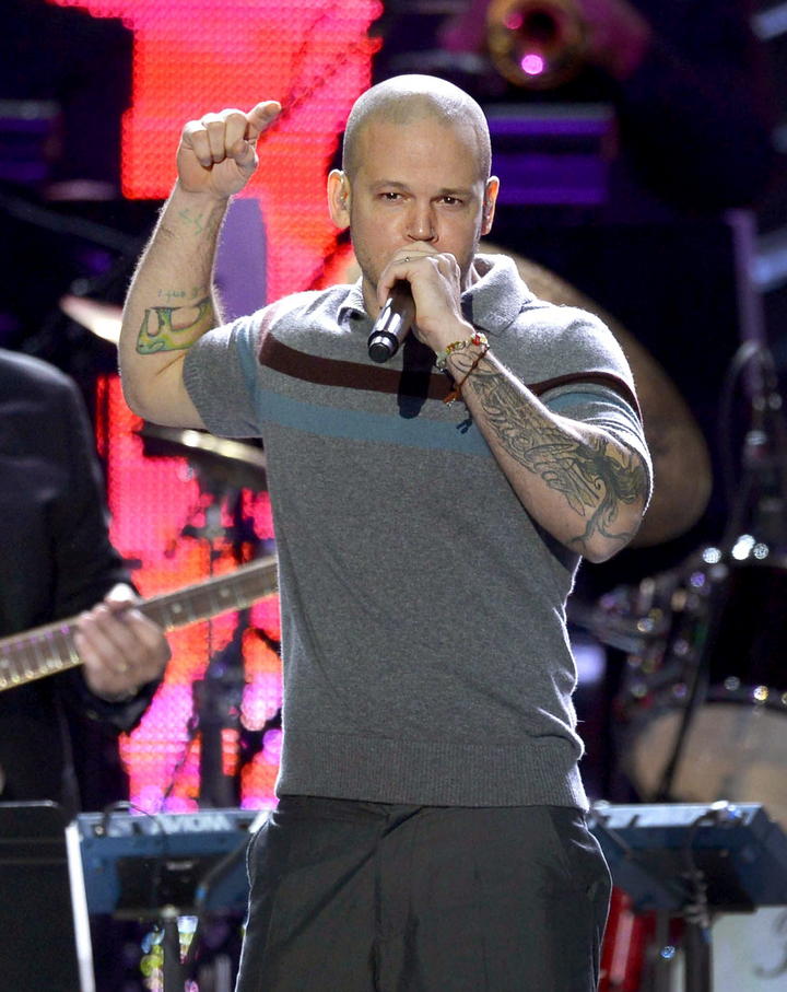 El cantante principal del grupo Calle 13, Rene Perez Joglar, mejor conocido como "Residente" también formó parte del homenaje.