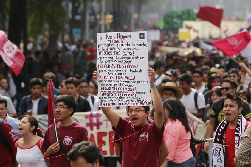 28 de setiembre | IPN. Inconformados por la propuesta de Reglamento Interno, inician protestas en el Politécnico Nacional que llevarían a un paro resuelto hasta principios de diciembre.