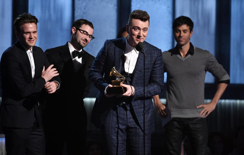 Sam Smith lo hizo una vez más y ganó el galardón de Grabación del año por Stay with me.