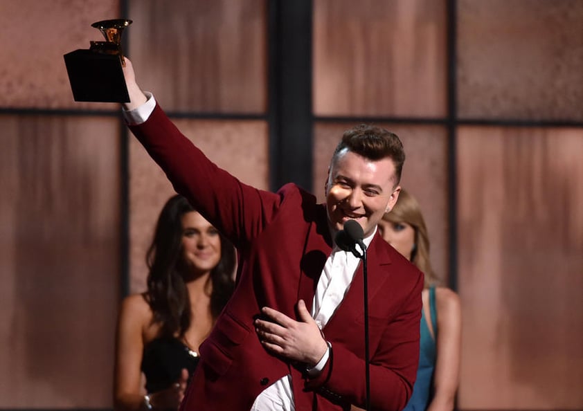 Sam Smtih se llevó 4 galardones en la 57 entrega de los Grammys convirtiéndose así en el máximo ganador de la noche.