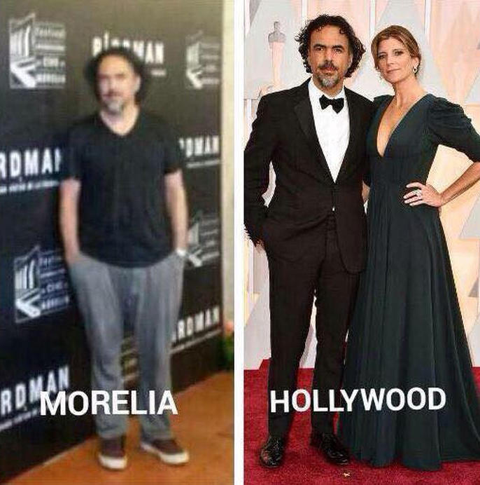 Criticaron la forma de vestir de Alejandro González Iñárritu en eventos anteriores.