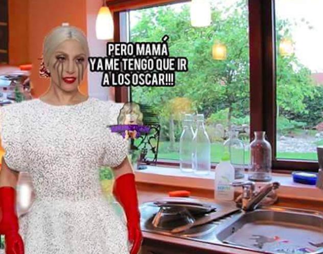 En distintas situaciones fue colocada Lady Gaga.