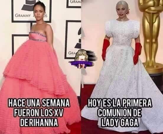 Recordaron el atuendo de Rihanna en los Grammy.