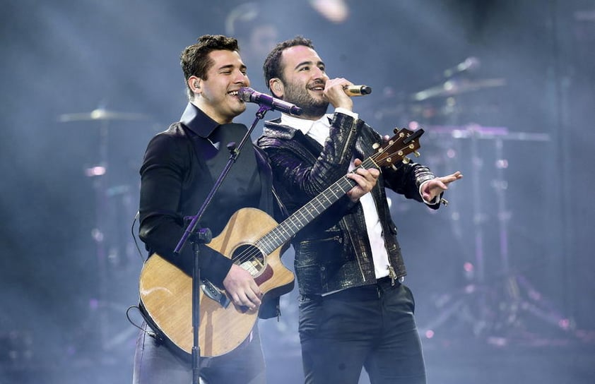 Los integrantes de Reik se mostraron sonrientes y alegres con su participación en Viña del Mar.