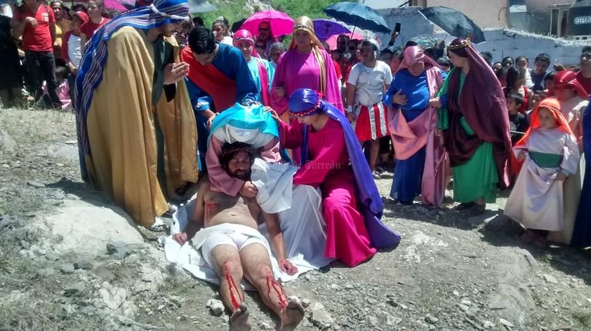 En el Cerro de la Pila se escenificó la muerte de Jesús de de Nazaret.