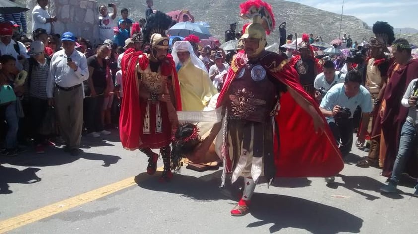 Federico Núñez Sánchez, de 36 años, interpretó por tercera ocasión consecutiva a Jesús de Nazaret.