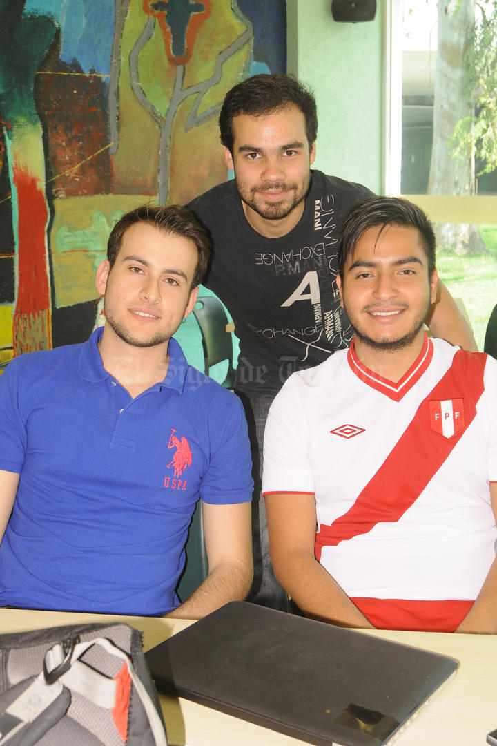 Daniel, Kevin y Daniel.