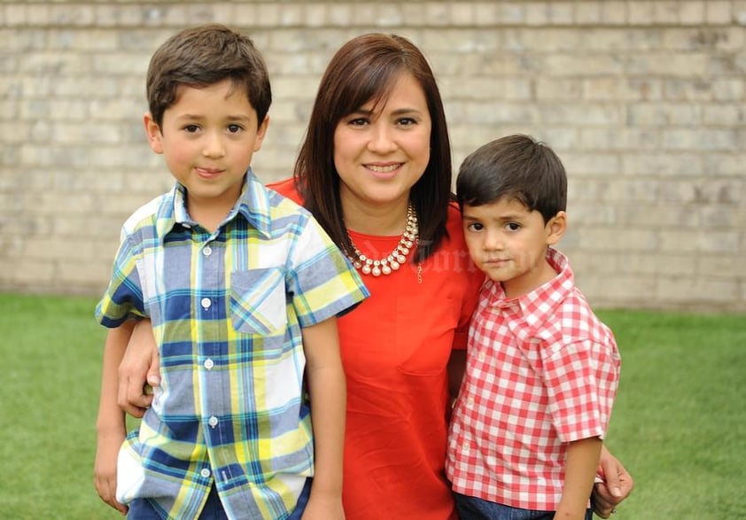 Franco, Marcela y Andrés.