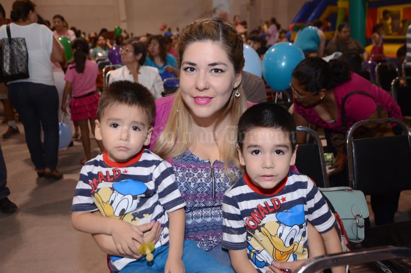 Patricio, Ruth y Sebastián.